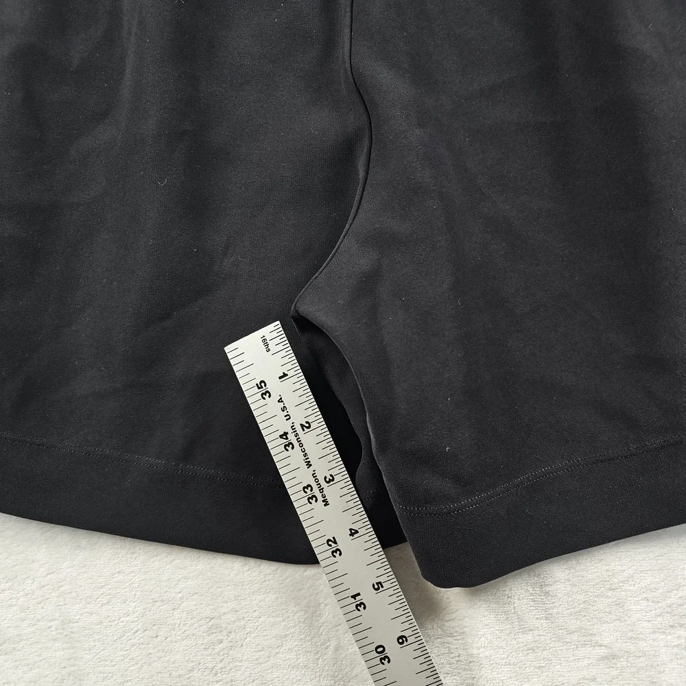 Lululemon Pleated Shorts Womens 8 Pockets Pull On Stretch Flowy High Waisted Blk